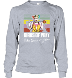 Birds of Prey Harley Quinn signature vintage Long Sleeve T-Shirt - kambletee