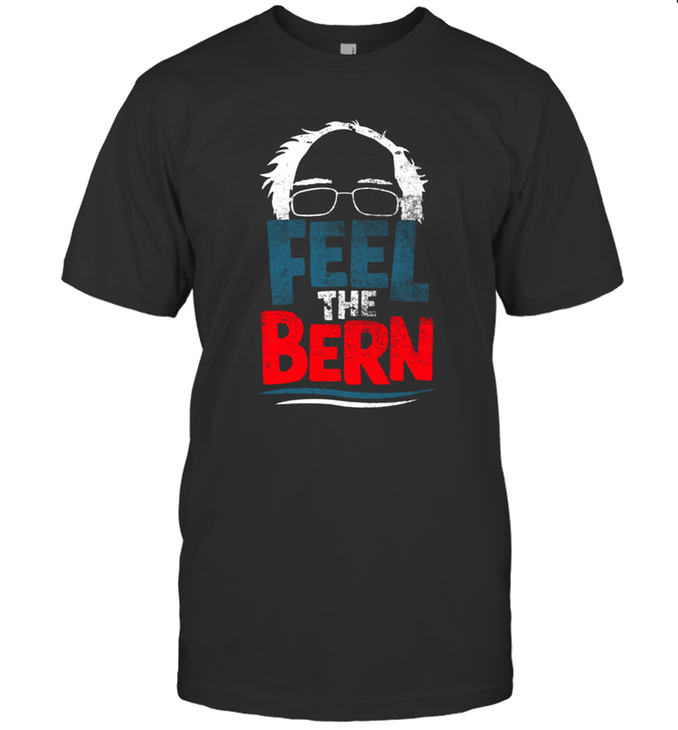 Feel The Bern Bernie Sanders 2020 Bernie Hair Vote President Men's T-Shirt - kambletee