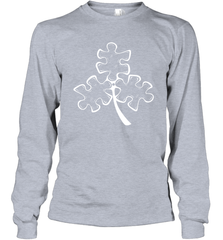 Autism shamrock St Patrick's day Long Sleeve T-Shirt - kambletee