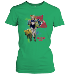 Harley Quinn Houston Texans Of Prey Women's T-Shirt - kambletee