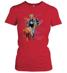 Harley Quinn Houston Texans Of Prey Women's T-Shirt - kambletee
