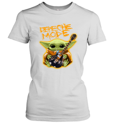 Baby Yoda Hug Guitar Depeche Mode Women's T-Shirt - kambletee