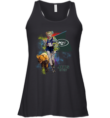 Harley Quinn New York Jets Of Prey Racerback Tank - kambletee