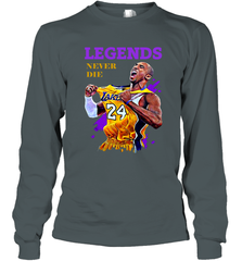 Kobe Bryant Basketball Legends Never Die Long Sleeve T-Shirt - kambletee