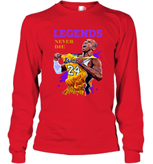 Kobe Bryant Basketball Legends Never Die Long Sleeve T-Shirt - kambletee