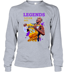 Kobe Bryant Basketball Legends Never Die Long Sleeve T-Shirt - kambletee