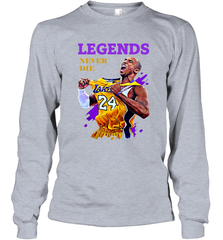Kobe Bryant Basketball Legends Never Die Long Sleeve T-Shirt - kambletee