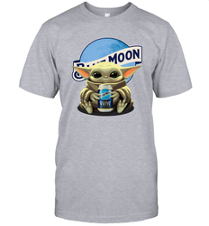 Yoda hug Blue Moon Men's T-Shirt - kambletee