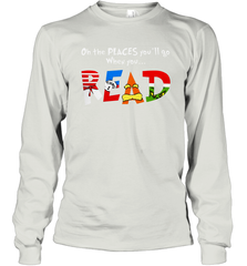 Oh the places you'll go when you read Dr Seuss Grinch Long Sleeve T-Shirt - kambletee