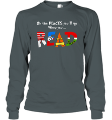 Oh the places you'll go when you read Dr Seuss Grinch Long Sleeve T-Shirt - kambletee