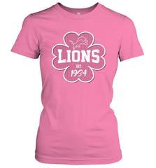 Patrick's Day Shamrock For Detroit Lions Fans Women's T-Shirt - kambletee