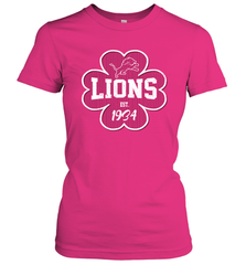 Patrick's Day Shamrock For Detroit Lions Fans Women's T-Shirt - kambletee