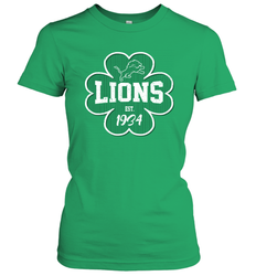 Patrick's Day Shamrock For Detroit Lions Fans Women's T-Shirt - kambletee