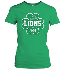 Patrick's Day Shamrock For Detroit Lions Fans Women's T-Shirt - kambletee