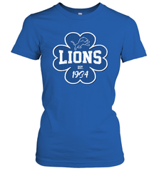 Patrick's Day Shamrock For Detroit Lions Fans Women's T-Shirt - kambletee