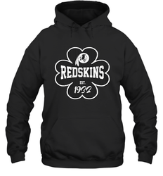 Patrick's Day Shamrock For Washington Redskins Fans Hoodie - kambletee