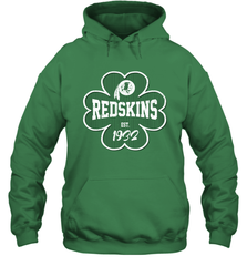Patrick's Day Shamrock For Washington Redskins Fans Hoodie - kambletee