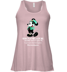 Mickey St Patricks day Shenanigator define Racerback Tank - kambletee