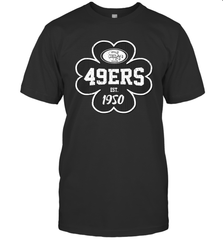 Patrick's Day Shamrock For San Francisco 49ers Fans Men's T-Shirt - kambletee