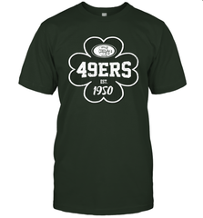 Patrick's Day Shamrock For San Francisco 49ers Fans Men's T-Shirt - kambletee