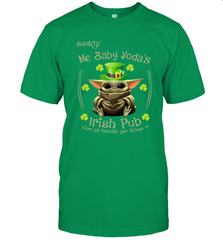 Shorty Mc Baby Yoda Irish Pub Can Ya Handle Yer LickerPatricks Day Men's T-Shirt - kambletee