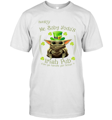 Shorty Mc Baby Yoda Irish Pub Can Ya Handle Yer LickerPatricks Day Men's T-Shirt - kambletee