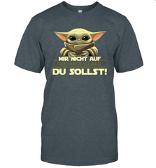 Baby Yoda Mir Nicht Auf Den Sack Gehen Du Sollst Men's T-Shirt - kambletee