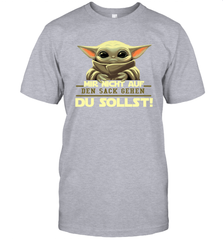 Baby Yoda Mir Nicht Auf Den Sack Gehen Du Sollst Men's T-Shirt - kambletee