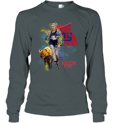 Harley Quinn New York Giants Of Prey Long Sleeve T-Shirt - kambletee