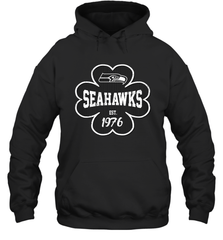 Patrick's Day Shamrock For Seattle Seahawks Fans Hoodie - kambletee