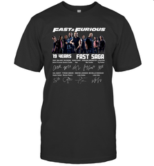 Fast and Furious 19 years Fast Saga signature Men's T-Shirt - kambletee