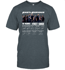 Fast and Furious 19 years Fast Saga signature Men's T-Shirt - kambletee