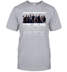 Fast and Furious 19 years Fast Saga signature Men's T-Shirt - kambletee
