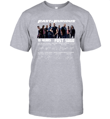 Fast and Furious 19 years Fast Saga signature Men's T-Shirt - kambletee