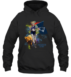 Harley Quinn New England Patriots Of Prey Hoodie - kambletee