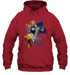 Harley Quinn New England Patriots Of Prey Hoodie - kambletee