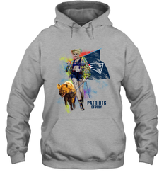 Harley Quinn New England Patriots Of Prey Hoodie - kambletee