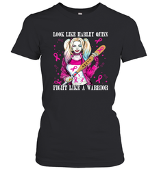 Harley Quinn Fight Like A Warrior Blood Cancer Awareness Women's T-Shirt - kambletee