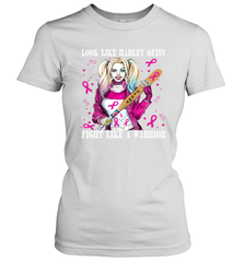 Harley Quinn Fight Like A Warrior Blood Cancer Awareness Women's T-Shirt - kambletee
