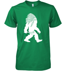 Native American Bigfot Premium Men's T-Shirt - kambletee