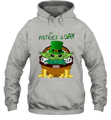 Baby Yoda The Mandalorian Happy St Patrick's Day Hoodie - kambletee