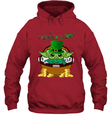 Baby Yoda The Mandalorian Happy St Patrick's Day Hoodie - kambletee