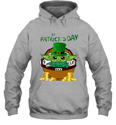 Baby Yoda The Mandalorian Happy St Patrick's Day Hoodie - kambletee