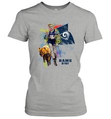 Harley Quinn Los Angeles Rams Of Prey Women's T-Shirt - kambletee