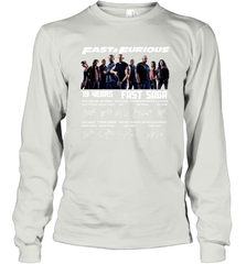 Fast and Furious 19 years Fast Saga signature Long Sleeve T-Shirt - kambletee