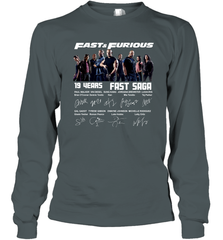 Fast and Furious 19 years Fast Saga signature Long Sleeve T-Shirt - kambletee