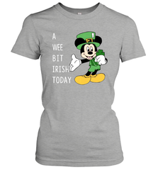 Mickey's Mouse A Wee Bit Irish Today Women's T-Shirt - kambletee