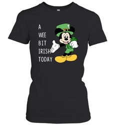 Mickey's Mouse A Wee Bit Irish Today Women's T-Shirt - kambletee