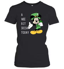 Mickey's Mouse A Wee Bit Irish Today Women's T-Shirt - kambletee