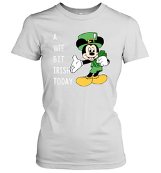 Mickey's Mouse A Wee Bit Irish Today Women's T-Shirt - kambletee